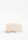 Guess Helaina Zip Around Wallet, Almond
