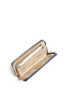 Guess Helaina Zip Around Wallet, Navy