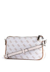Guess Kasinta Multi Way Crossbody Bag, White & Caramel