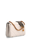 Guess Katey Quilted Crossbody Bag, White Multi