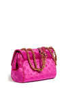 Guess Kimi Velvet Crossbody bag, Fuchsia