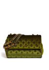 Guess Kimi Velvet Crossbody bag, Khaki