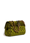 Guess Kimi Velvet Crossbody bag, Khaki
