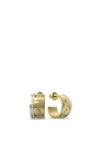Guess Logo Hoop Earrings, Gold
