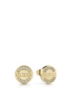Guess Sunburst Drop Earrings, Silver