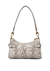Guess Zadie Logo Mini Shoulder Bag, Python