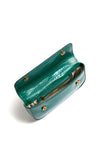 Guess Raffie Croc Print Cossbody Bag, Green