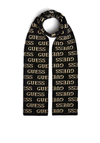 Guess Logo Lettering Scarf, Black