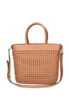 Guess Sicilia Braided Tote Bag, Cognac