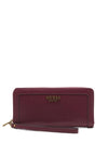 Guess Abey Zip Around Wallet, Merlot