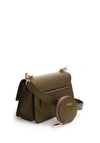 Guess Alexie Saffiano Mini Crossbody, Olive