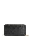 Guess Isidora Zip Around Wallet, Black