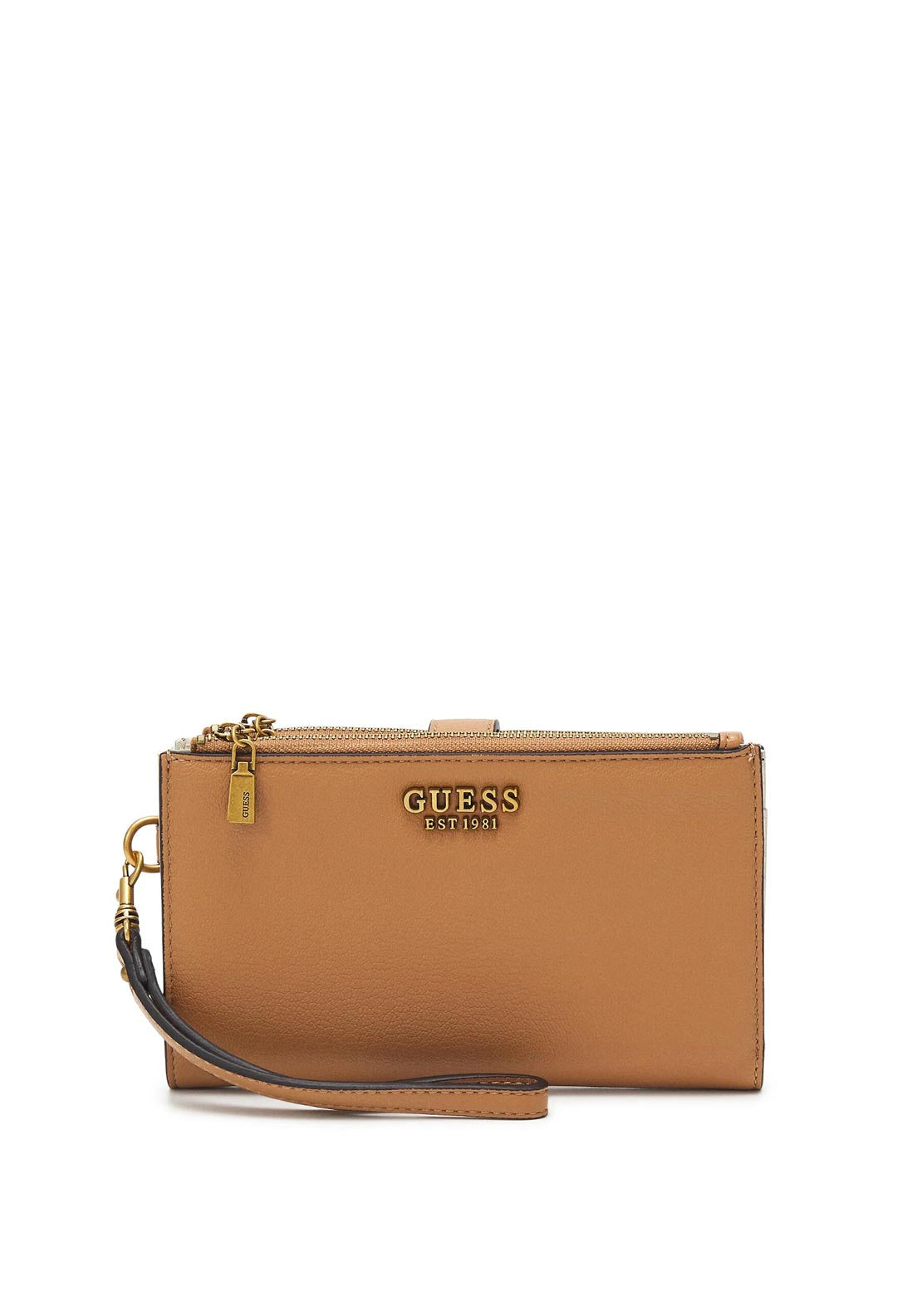 Guess Kristle SLG Fold Over Wallet, Caramel