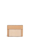 Guess Katey SLG Woven Zip Around Small Wallet, Caramel Multi