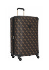 Guess Berta 4G Logo 4-wheel 28” Spinner Suitcase, Brown