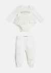 Guess Baby Girl 2 Piece Dress & Leggings Set, Off White