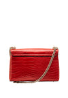 Guess Carabel Crocodile Medium Crossbody Bag, Red