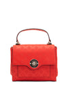 Guess Dayane Medium Embossed Satchel Bag, Red