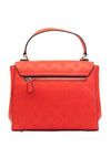 Guess Dayane Medium Embossed Satchel Bag, Red