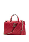Guess Dilla Medium Quilted Crossbody Compartment Bag, Berry
