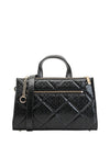 Guess Dilla Medium Quilted Crossbody Compartment Bag, Black