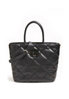 Guess Brightside Medium Quilted Shopper Bag, Black