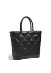 Guess Brightside Medium Quilted Shopper Bag, Black