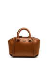 Guess Leie Mini Satchel Bag, Cognac