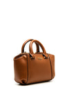 Guess Leie Mini Satchel Bag, Cognac
