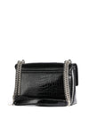 Guess Carabel Crocodile Medium Crossbody Bag, Black