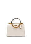 Guess Kristle Mini Satchel Bag, Ivory
