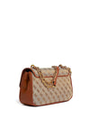 Guess Aileen 4g Logo Crossbody Bag, Cognac