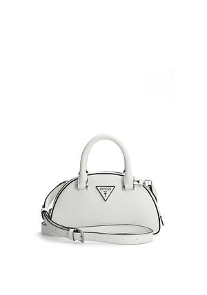 Guess Cordelia Mini Crossbody Dome Handbag, Ivory