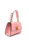 Guess Stephi Croc Print Shoulder Bag, Rose