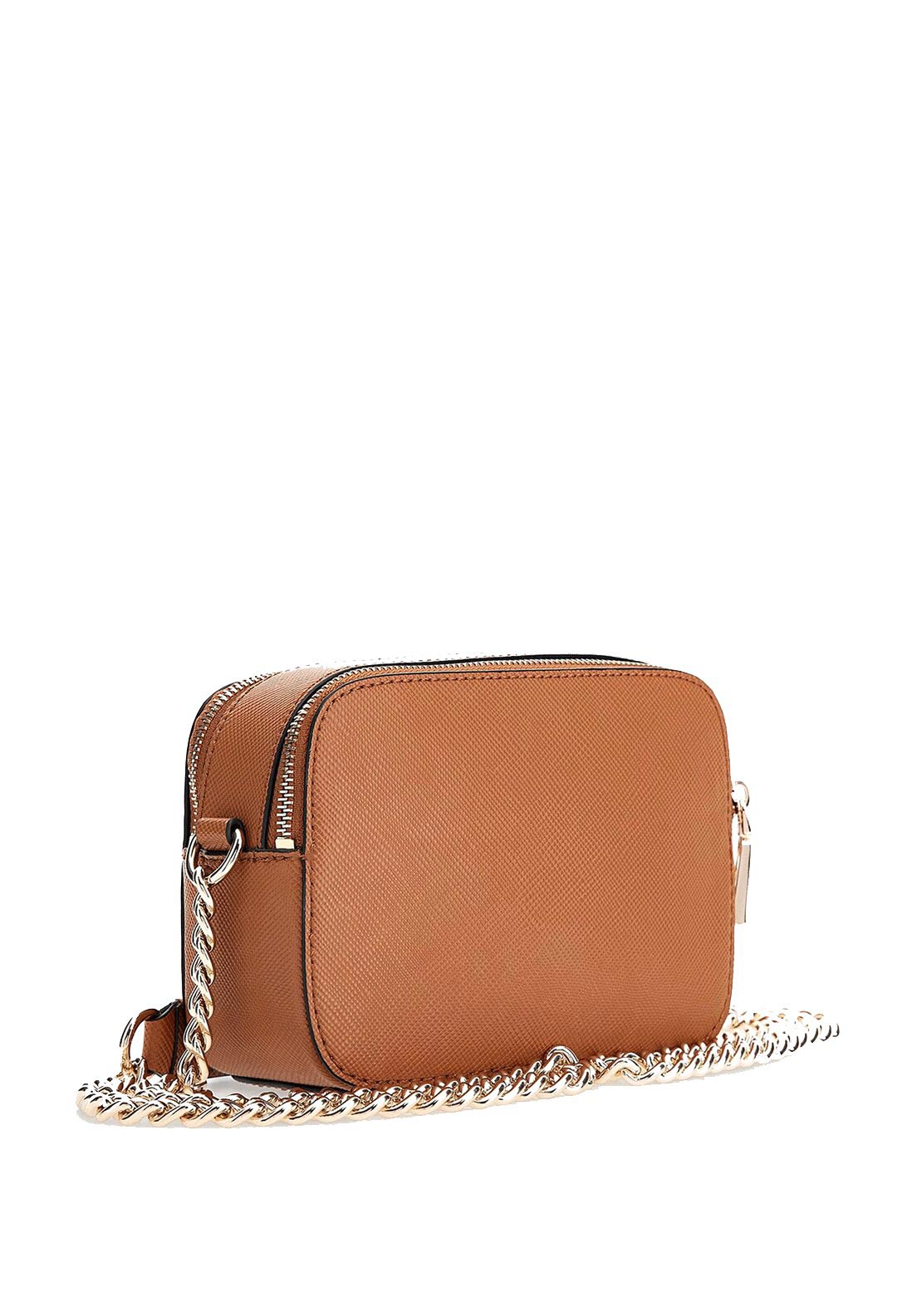 Guess Eco Alexie Mini Crossbody Bag, Cognac