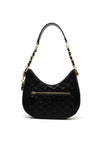 Guess Abey Hobo 4G Logo Shoulder Bag, Black