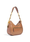 Guess Abey Small Shoulder Bag, Cognac
