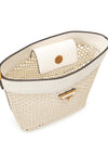 Guess Vikky Drawstring Crossbody Bag, Ivory