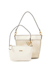 Guess Vikky Drawstring Crossbody Bag, Ivory