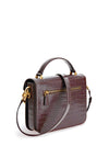 Guess Retour Top Handle Crossbody Bag, Merlot Python Print