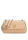 Guess Quilted Giully Crossbody Bag, Beige