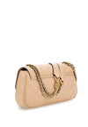 Guess Quilted Giully Crossbody Bag, Beige