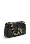 Guess Quilted Giully Shoulder Bag, Black