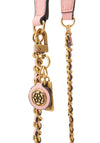 Guess Abey Flap Over Small Quilted Crossbody Bag, Dusty Pink