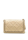 Guess Abey Mini Quilted Crossbody Bag, Stone