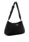 Guess Keillah Quilted Shoulder Bag, Black
