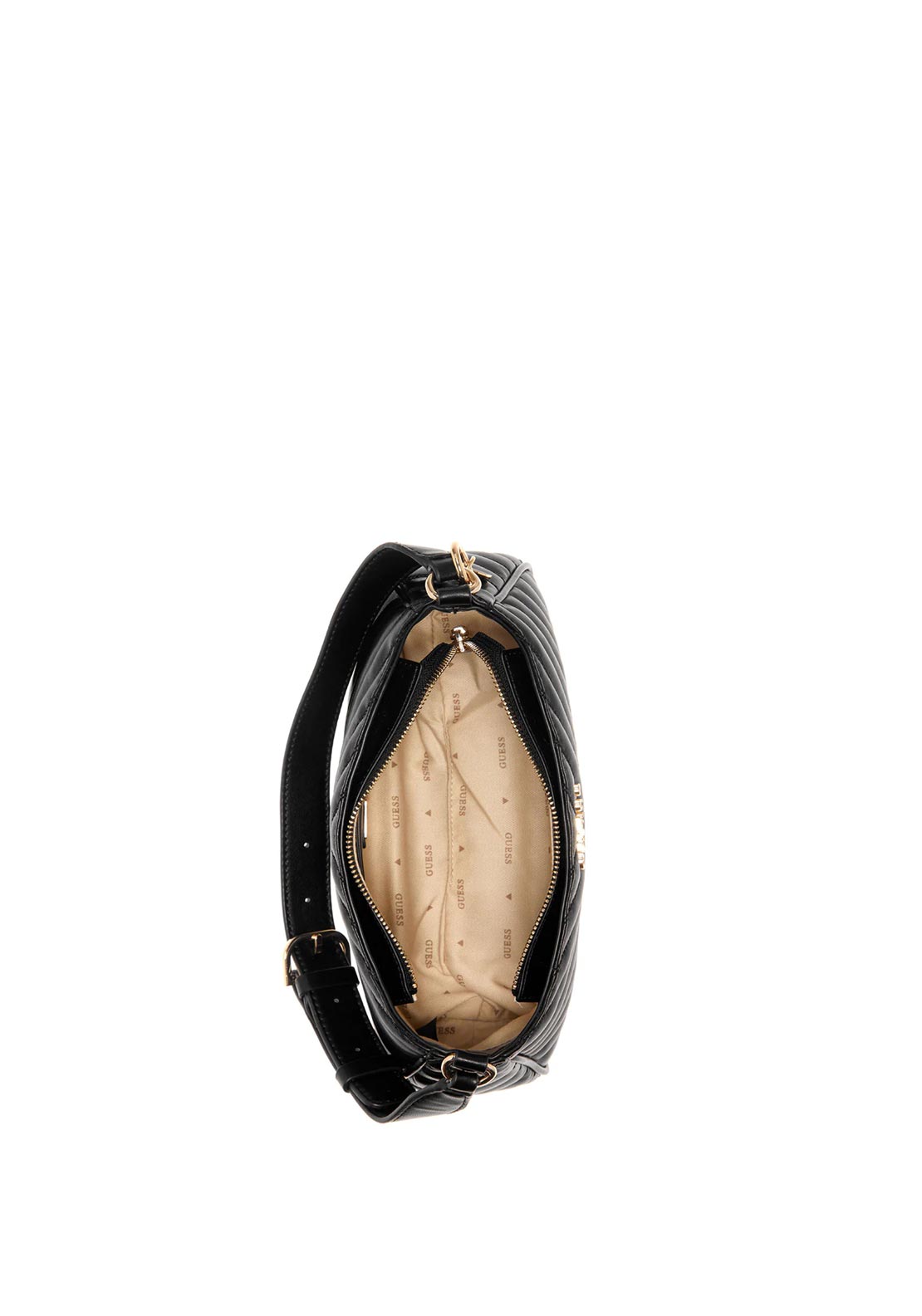 Guess Keillah Quilted Shoulder Bag, Black