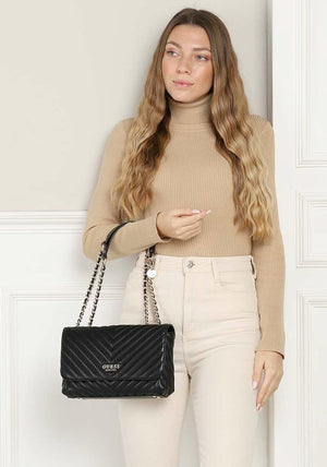 Guess Keillah Crossbody Flap Bag, Black