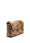 Guess Montreal Logo Flap Over Shoulder Bag, Taupe