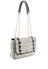 Guess Adam Tweed Crossbody Bag, Black